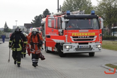 Alarmuebung bei der Fa KWS SAAT AG